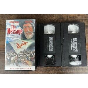 THE MESSAGE VHS Anthony Quinn Irene Papas Story Of Islam 2 Tape Movie